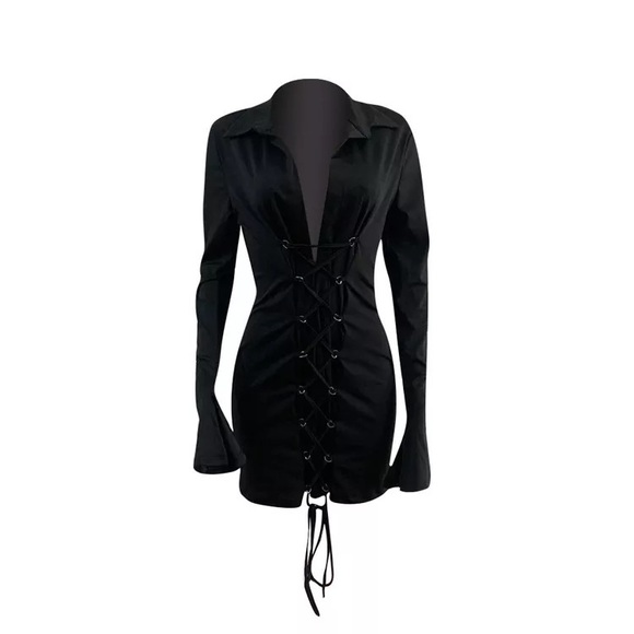 SOLD OUT 🥰 Body Tie up dress - Picture 5 of 6